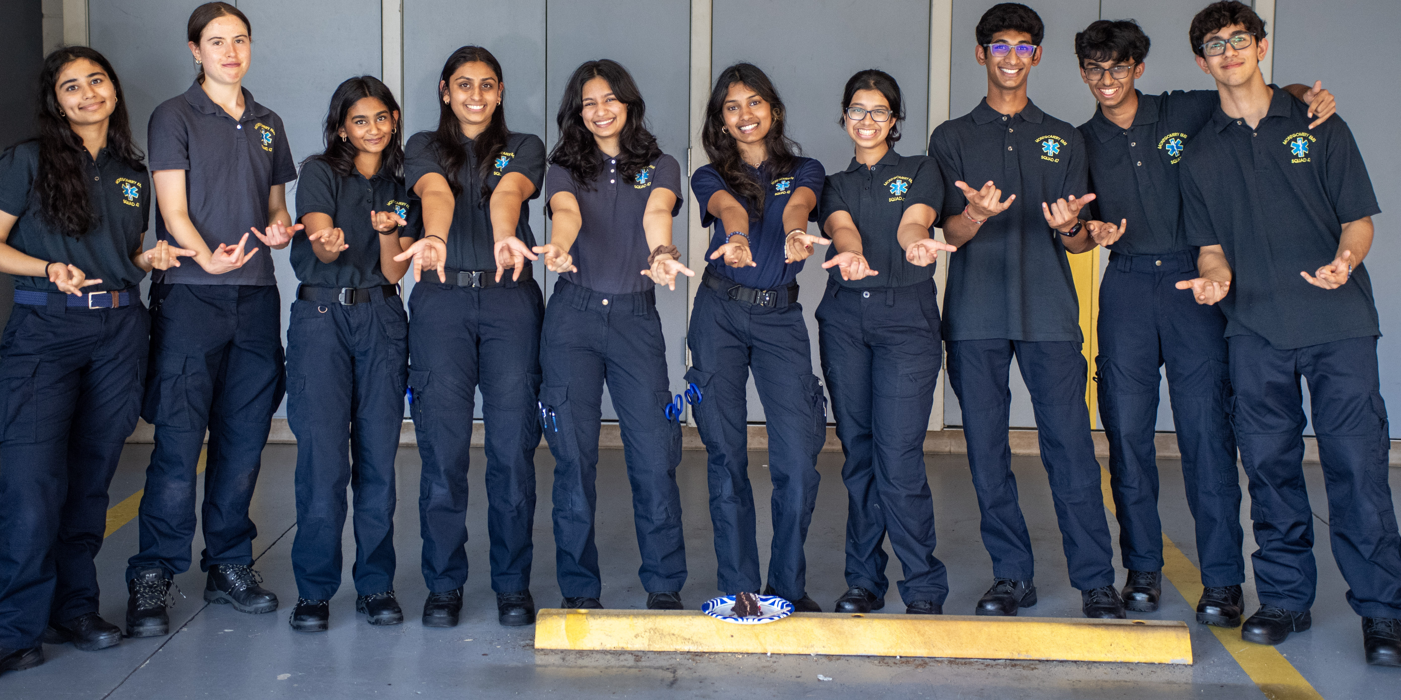 Montgomery EMS cadet members
